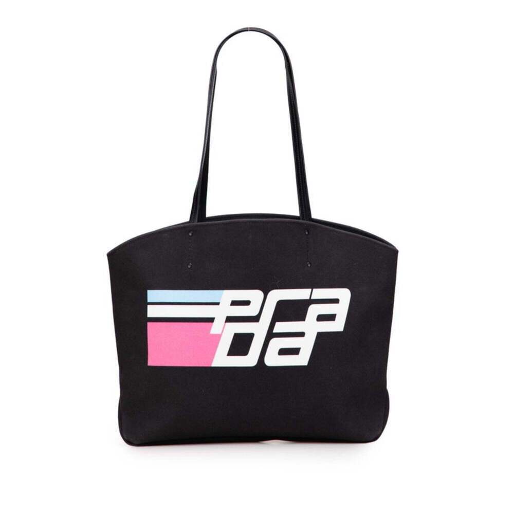 PRADA Black Leather Shoulder Bag